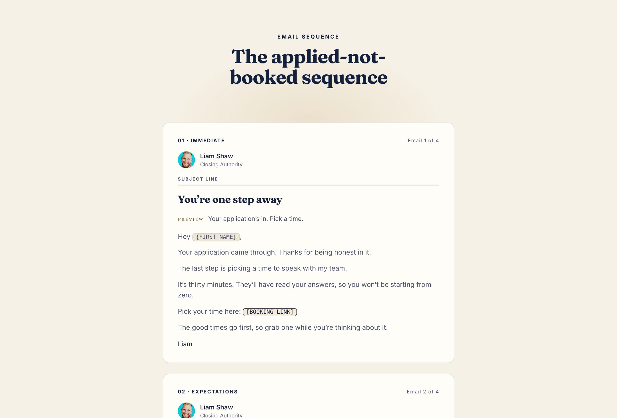 Applied sequence preview